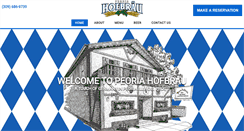 Desktop Screenshot of peoriahofbrau.com