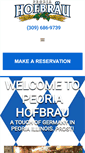 Mobile Screenshot of peoriahofbrau.com